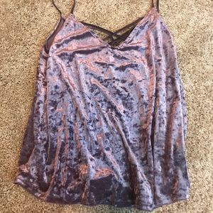 American Eagle velvet top